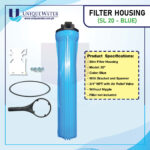 Slim 20 Blue Single Filter Housing